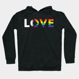 Progress Pride Flag LOVE Hoodie